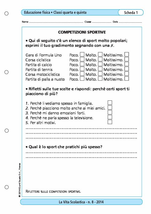 Competizioni sportive | Giunti Scuola Competizioni sportive | Giunti Scuola