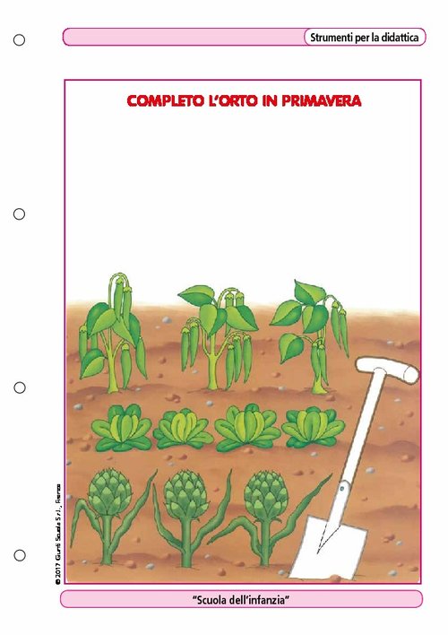 Completo l'orto in primavera | Giunti Scuola Completo l'orto in primavera | Giunti Scuola