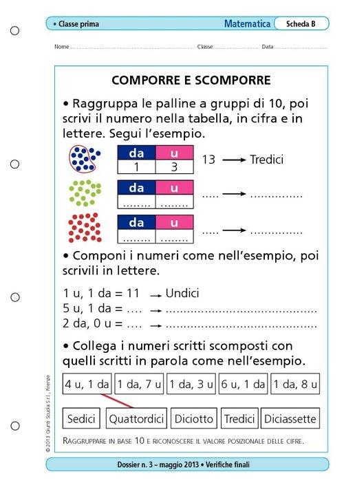 Comporre e scomporre | Giunti Scuola Comporre e scomporre | Giunti Scuola