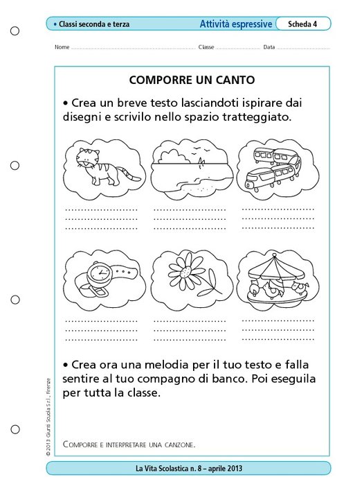 Comporre un canto | Giunti Scuola Comporre un canto | Giunti Scuola