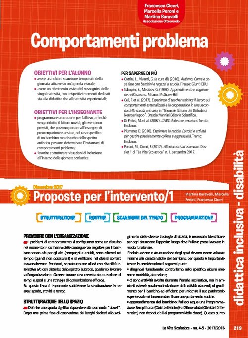 Comportamenti problema: Proposte per l'intervento/1 - Proposte per l'intervento/2 | Giunti Scuola Comportamenti problema: Proposte per l'intervento/1 - Proposte per l'intervento/2 | Giunti Scuola