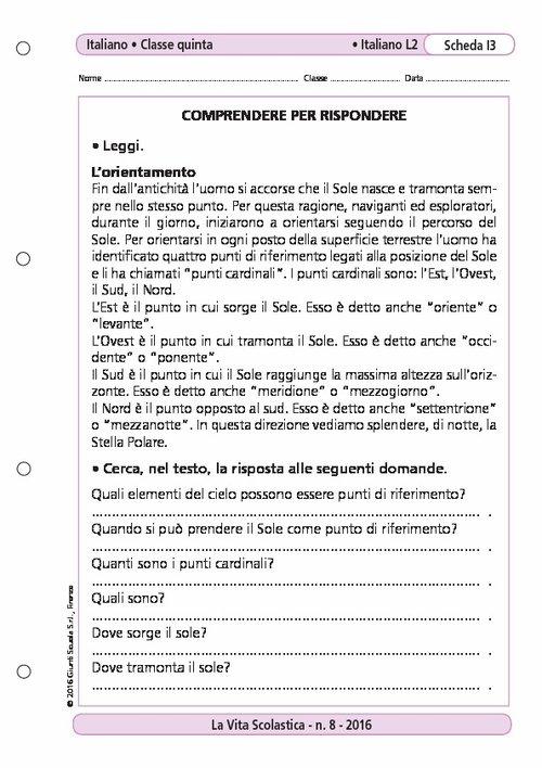 Comprendere per rispondere | Giunti Scuola Comprendere per rispondere | Giunti Scuola
