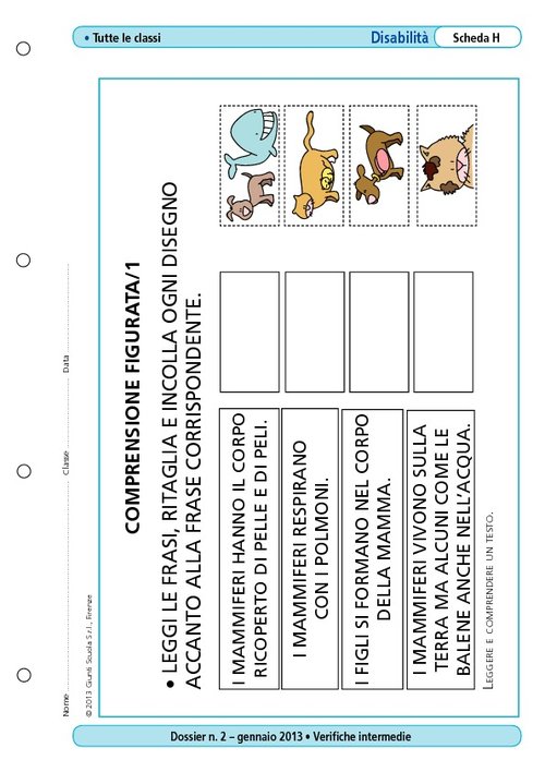 Comprensione figurata/1 | Giunti Scuola Comprensione figurata/1 | Giunti Scuola