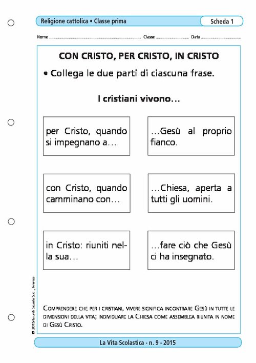 Con Cristo, per Cristo, in Cristo | Giunti Scuola Con Cristo, per Cristo, in Cristo | Giunti Scuola