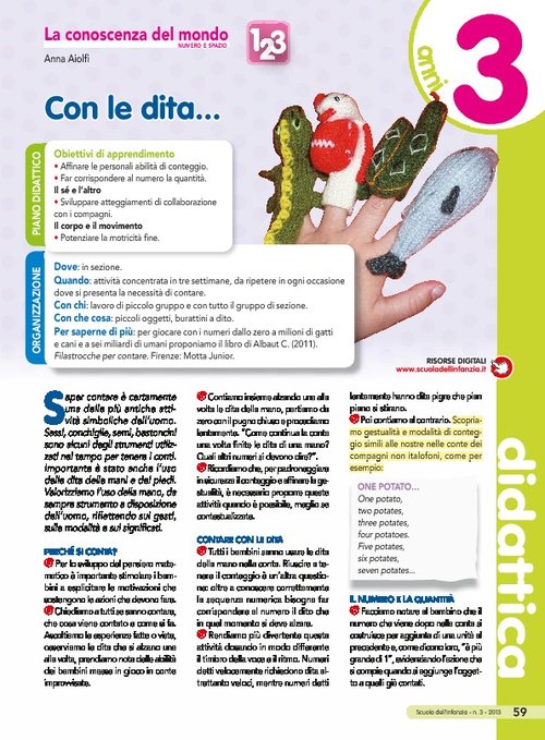 Con le dita... | Giunti Scuola Con le dita... | Giunti Scuola