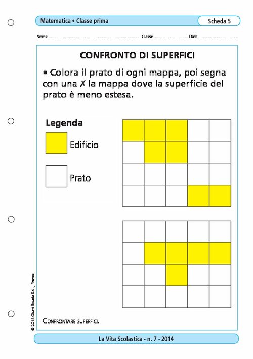 Confronto di superfici | Giunti Scuola Confronto di superfici | Giunti Scuola