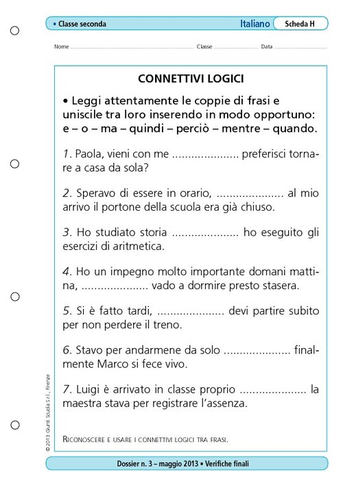 Connettivi logici | Giunti Scuola