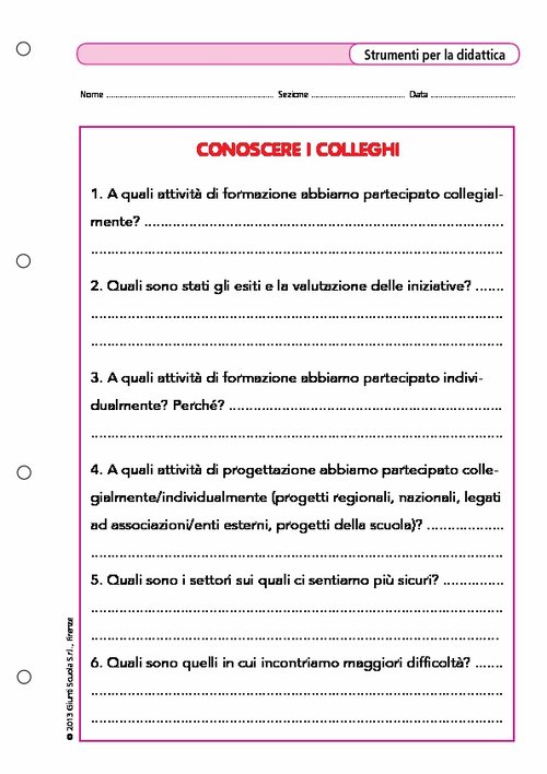 Conoscere i colleghi | Giunti Scuola Conoscere i colleghi | Giunti Scuola