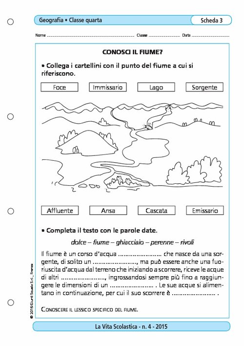 Conosci il fiume? | Giunti Scuola Conosci il fiume? | Giunti Scuola