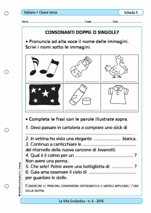 Consonanti doppie o singole? | Giunti Scuola