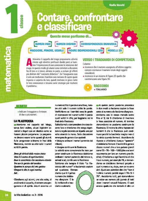 Contare, confrontare e classificare | Giunti Scuola Contare, confrontare e classificare | Giunti Scuola