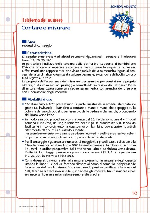 Contare e misurare | Giunti Scuola Contare e misurare | Giunti Scuola