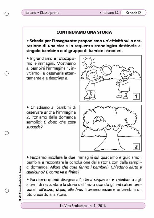 Continuiamo una storia | Giunti Scuola Continuiamo una storia | Giunti Scuola