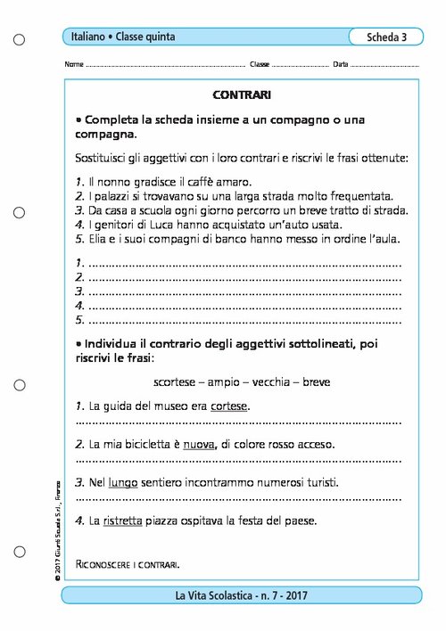 Contrari | Giunti Scuola Contrari | Giunti Scuola