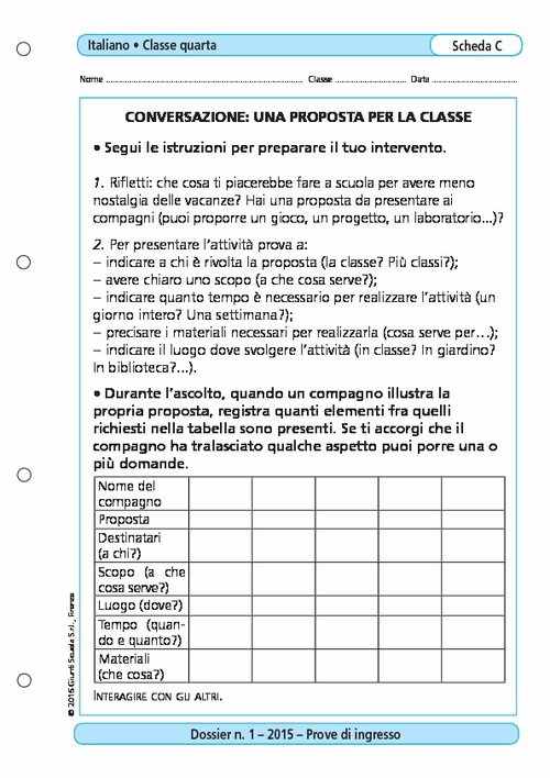 Conversazione: una proposta per la classe | Giunti Scuola Conversazione: una proposta per la classe | Giunti Scuola