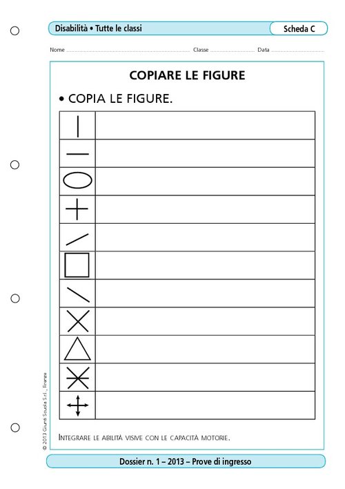 Copiare le figure | Giunti Scuola Copiare le figure | Giunti Scuola