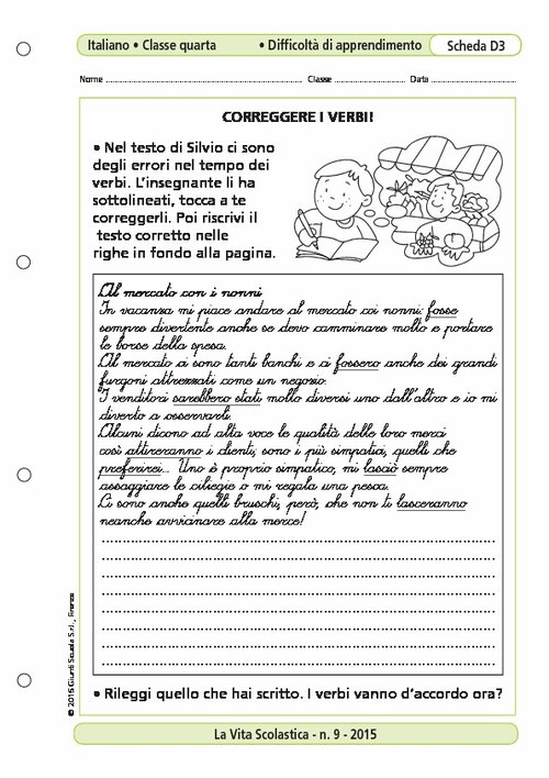 Correggere i verbi! | Giunti Scuola Correggere i verbi! | Giunti Scuola