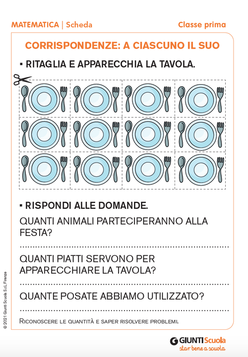 Corrispondenze: a ciascuno il suo | Giunti Scuola Corrispondenze: a ciascuno il suo | Giunti Scuola