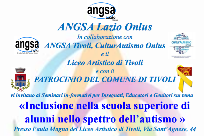 Corso su «Inclusione nella scuola superiore di alunni nello spettro dell’autismo» a TIVOLI | Giunti Scuola