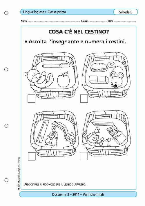 Cosa c'è nel cestino? | Giunti Scuola Cosa c'è nel cestino? | Giunti Scuola