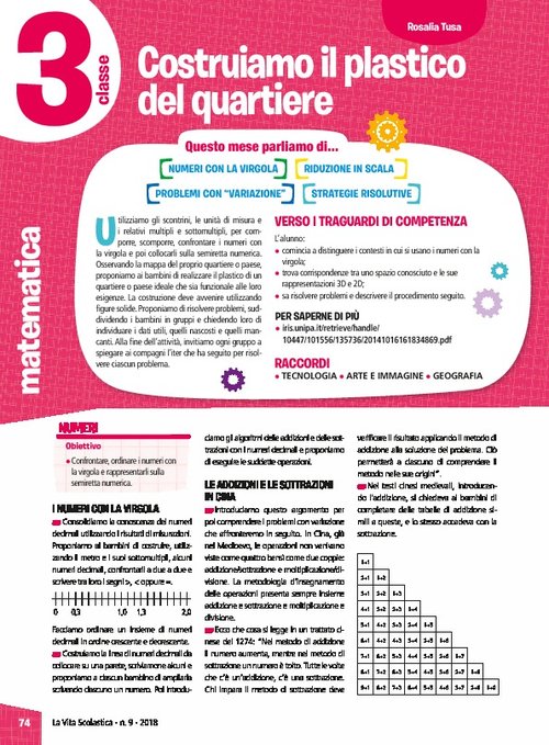 Costruiamo il plastico del quartiere | Giunti Scuola Costruiamo il plastico del quartiere | Giunti Scuola