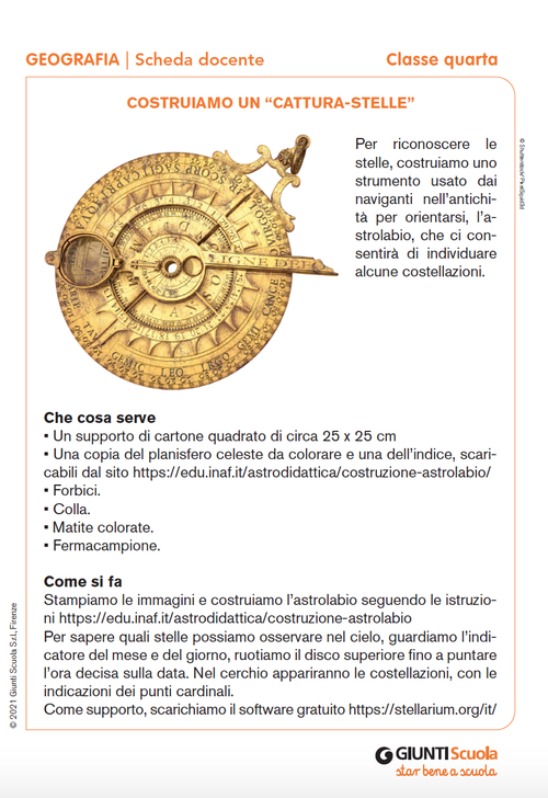 Costruiamo un cattura-stelle | Giunti Scuola Costruiamo un cattura-stelle | Giunti Scuola