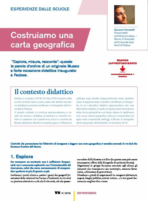 Costruiamo una carta geografica | Giunti Scuola Costruiamo una carta geografica | Giunti Scuola