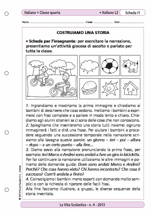Costruiamo una storia | Giunti Scuola Costruiamo una storia | Giunti Scuola