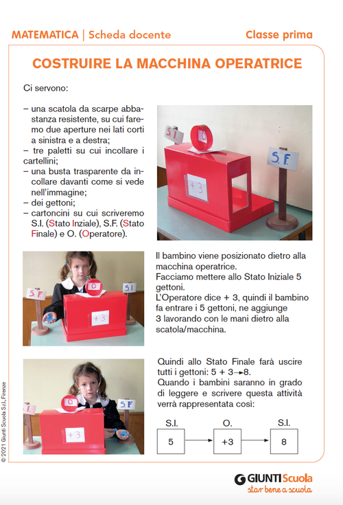 Costruire la macchina operatrice | Giunti Scuola