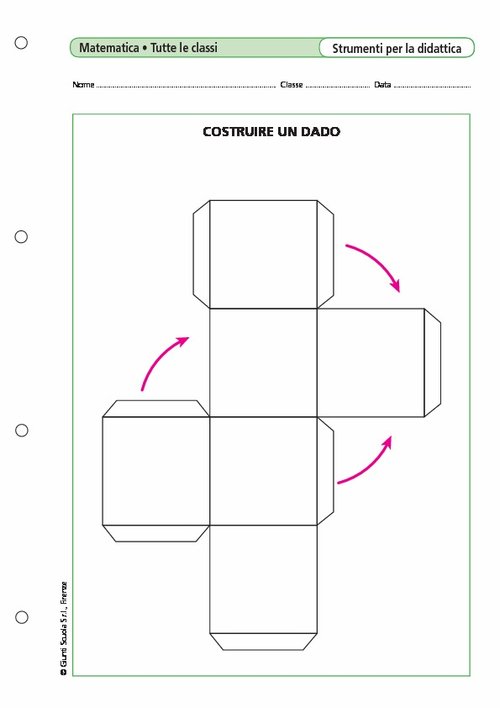 Costruire un dado | Giunti Scuola Costruire un dado | Giunti Scuola