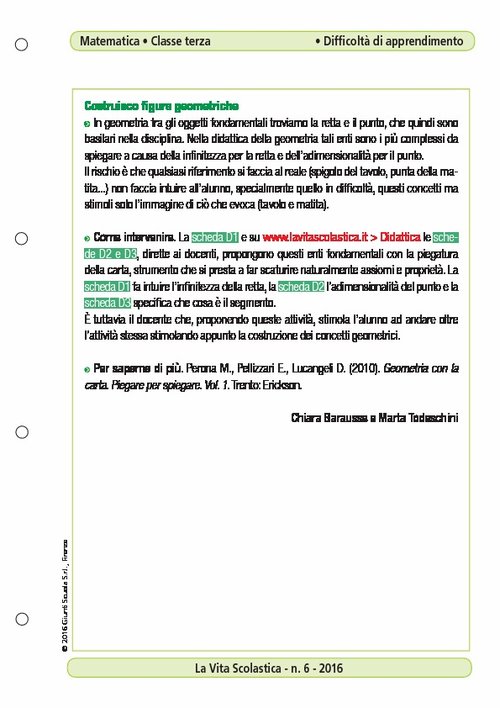 Costruisco figure geometriche | Giunti Scuola Costruisco figure geometriche | Giunti Scuola