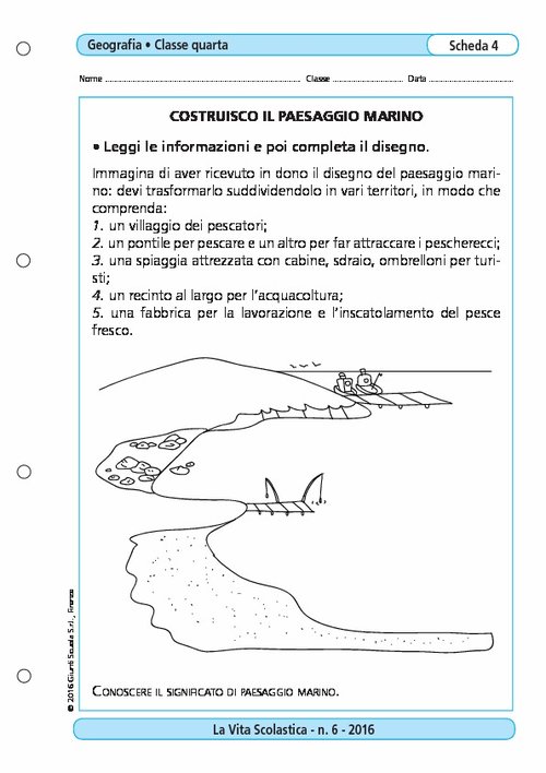 Costruisco il paesaggio marino | Giunti Scuola Costruisco il paesaggio marino | Giunti Scuola