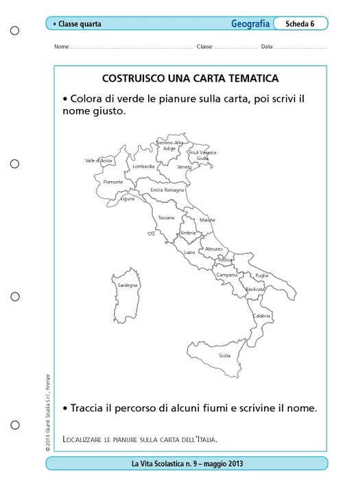 Costruisco una carta tematica | Giunti Scuola Costruisco una carta tematica | Giunti Scuola