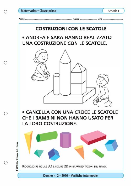 Costruzioni con le scatole | Giunti Scuola Costruzioni con le scatole | Giunti Scuola