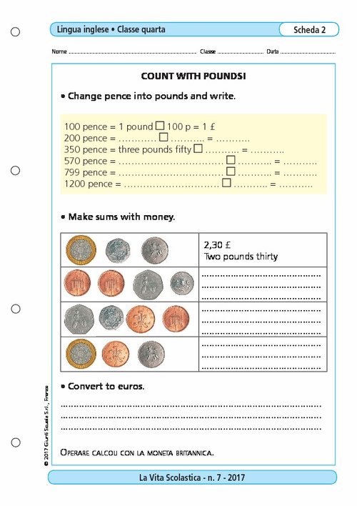 Count with pounds! | Giunti Scuola Count with pounds! | Giunti Scuola