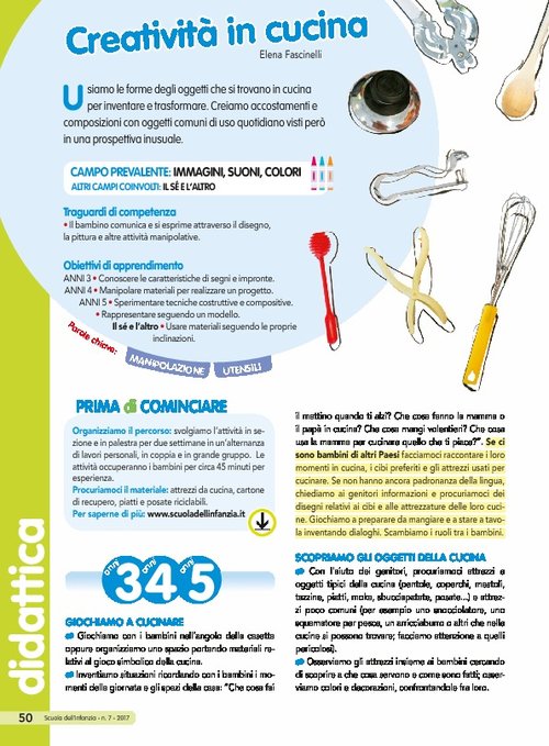 Creatività in cucina | Giunti Scuola Creatività in cucina | Giunti Scuola