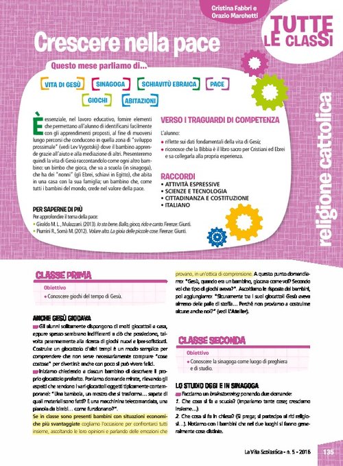 Crescere nella pace | Giunti Scuola Crescere nella pace | Giunti Scuola