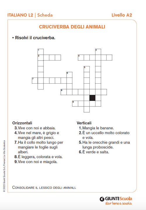 la forma di insegnamento imposta dal covid cruciverba