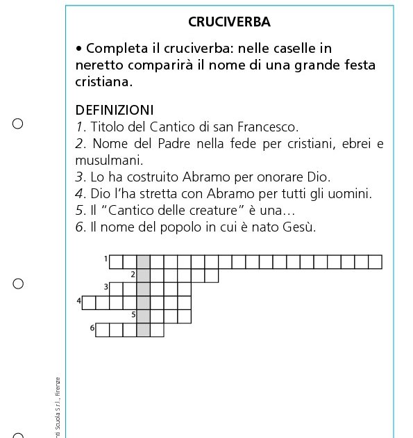 Cruciverba per bambini - Libro delle attività (Italian Edition) da