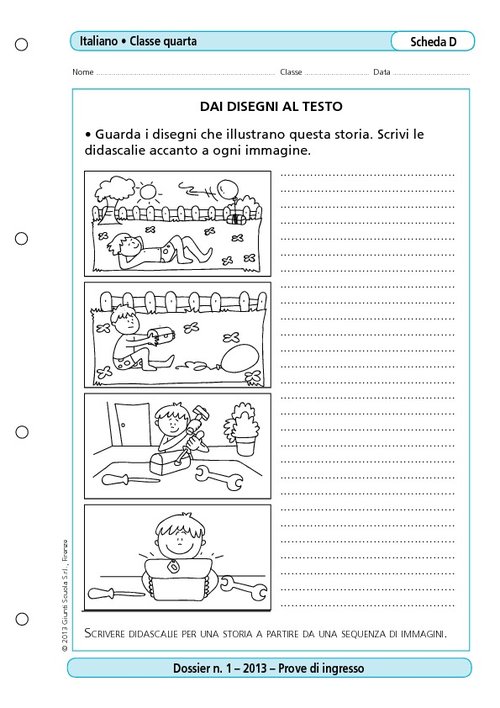 Dai disegni al testo | Giunti Scuola Dai disegni al testo | Giunti Scuola