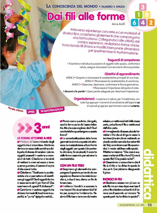 Dai fili alle forme | Giunti Scuola Dai fili alle forme | Giunti Scuola