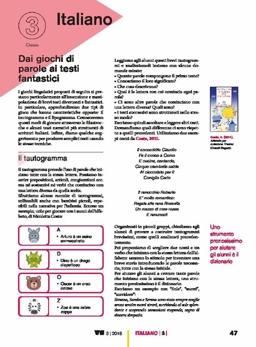 Dai giochi di parole ai testi fantastici | Giunti Scuola Dai giochi di parole ai testi fantastici | Giunti Scuola