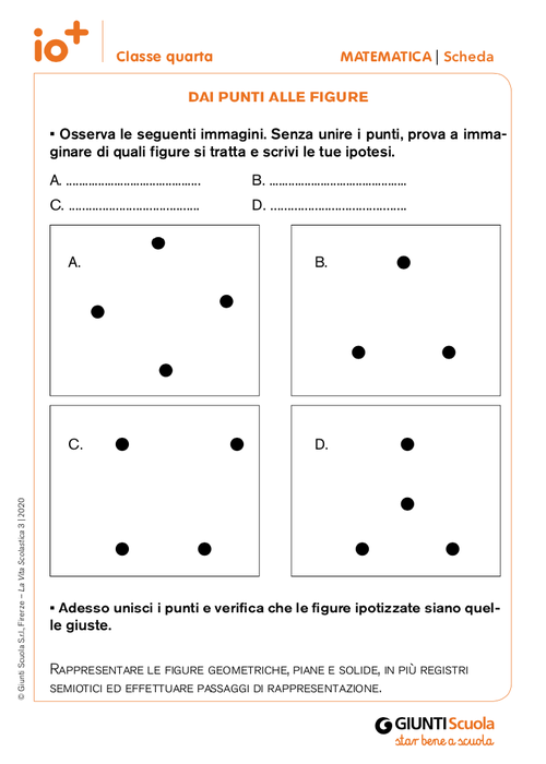 Dai punti alle figure | Giunti Scuola Dai punti alle figure | Giunti Scuola