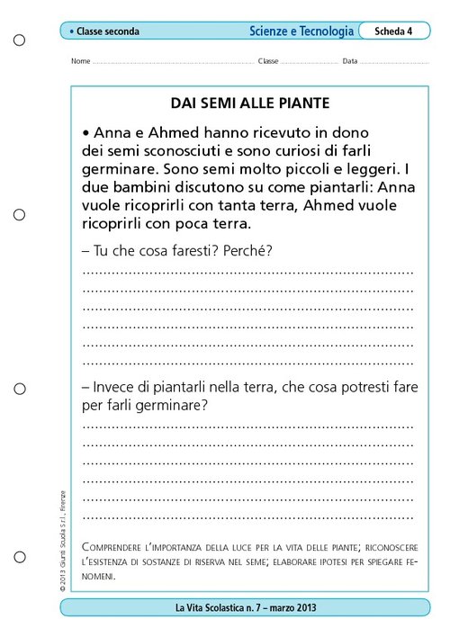Dai semi alle piante | Giunti Scuola Dai semi alle piante | Giunti Scuola