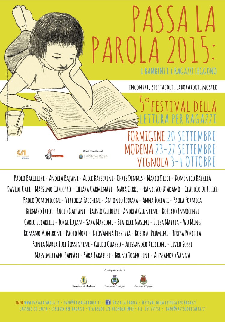 Dal 20 settembre la V edizione del Festival della Lettura per bambini e ragazzi "Passa la parola" | Giunti Scuola Dal 20 settembre la V edizione del Festival della Lettura per bambini e ragazzi "Passa la parola" | Giunti Scuola