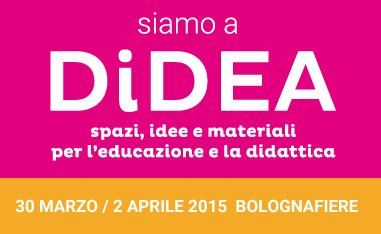 Dal 30 marzo al 2 aprile Giunti Scuola è a Didea | Giunti Scuola Dal 30 marzo al 2 aprile Giunti Scuola è a Didea | Giunti Scuola