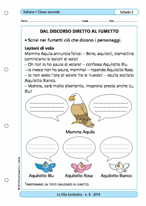 Dal discorso diretto al fumetto | Giunti Scuola Dal discorso diretto al fumetto | Giunti Scuola