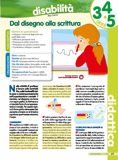 Dal disegno alla scrittura | Giunti Scuola Dal disegno alla scrittura | Giunti Scuola