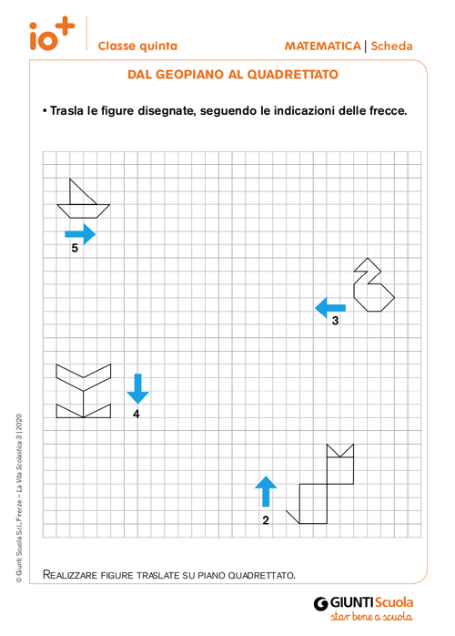 Dal geopiano al quadrettato | Giunti Scuola Dal geopiano al quadrettato | Giunti Scuola