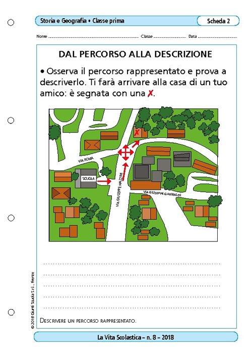 Dal percorso alla descrizione | Giunti Scuola Dal percorso alla descrizione | Giunti Scuola